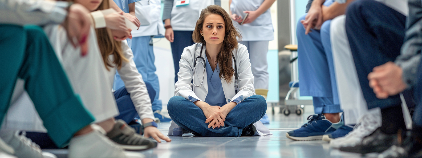 juliabs_Create_an_image_depicting_a_somber_female_veterinarian__b824db05-b790-4d8f-9412-24916059bf02